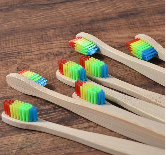 Escova de Dente de Bambu Kit Frete Grátis