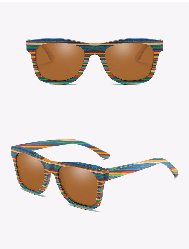 Óculos de Bambu Colorido UV 400 – TERRA DOCE LAR
