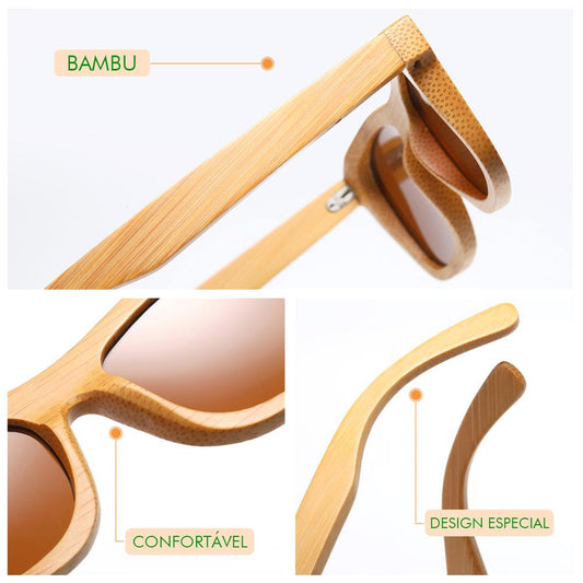 oculos de bambu
