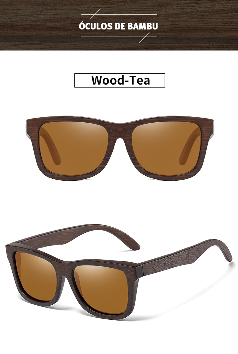 Óculos de Bambu UV 400